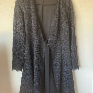 Black lace dress